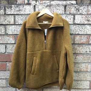 NWT Madewell Cozy Teddy Near Jacket XL